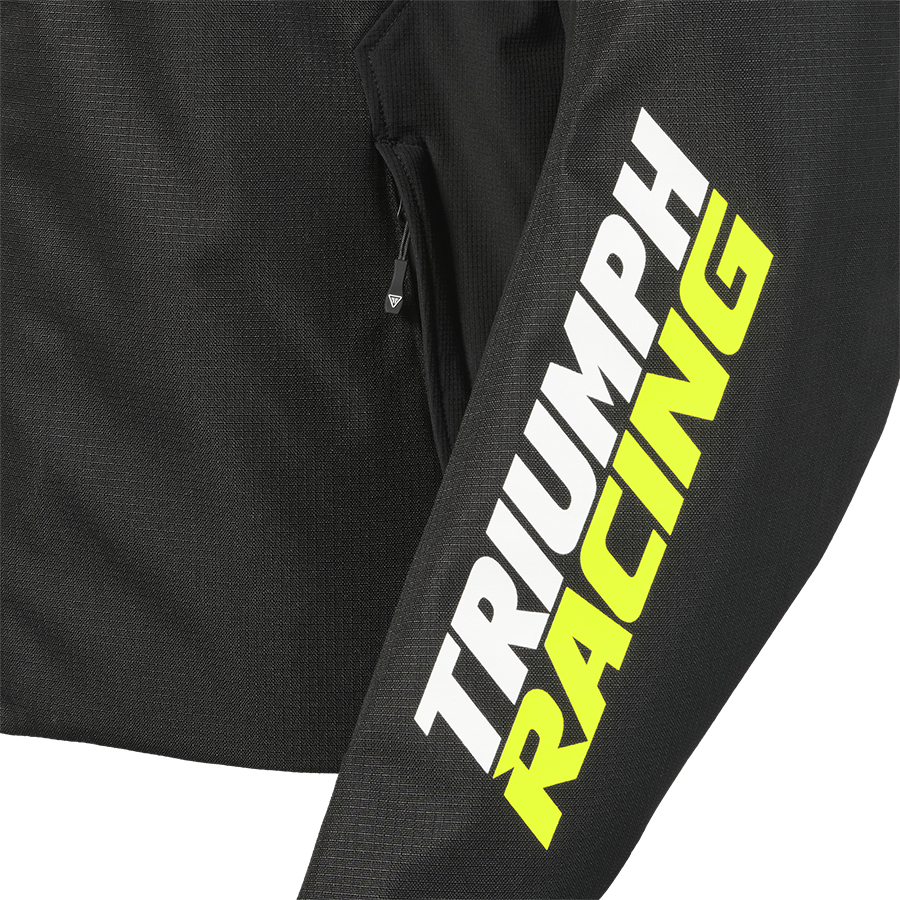 Triumph Racing Dirt Racer Jacket in Black | Motorcycle Clothing