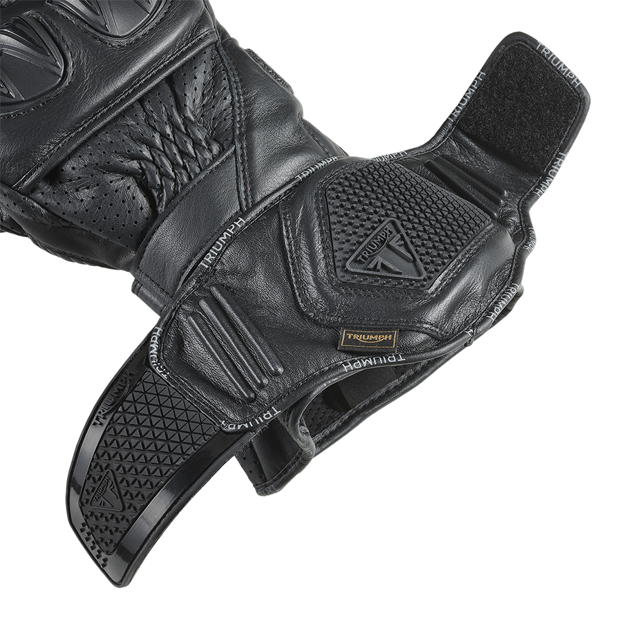 Leather Gloves in Black | Motorcycle Clothing
