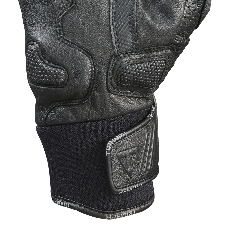 Bullet Leather Gloves in Black | Motorcycle Clothing