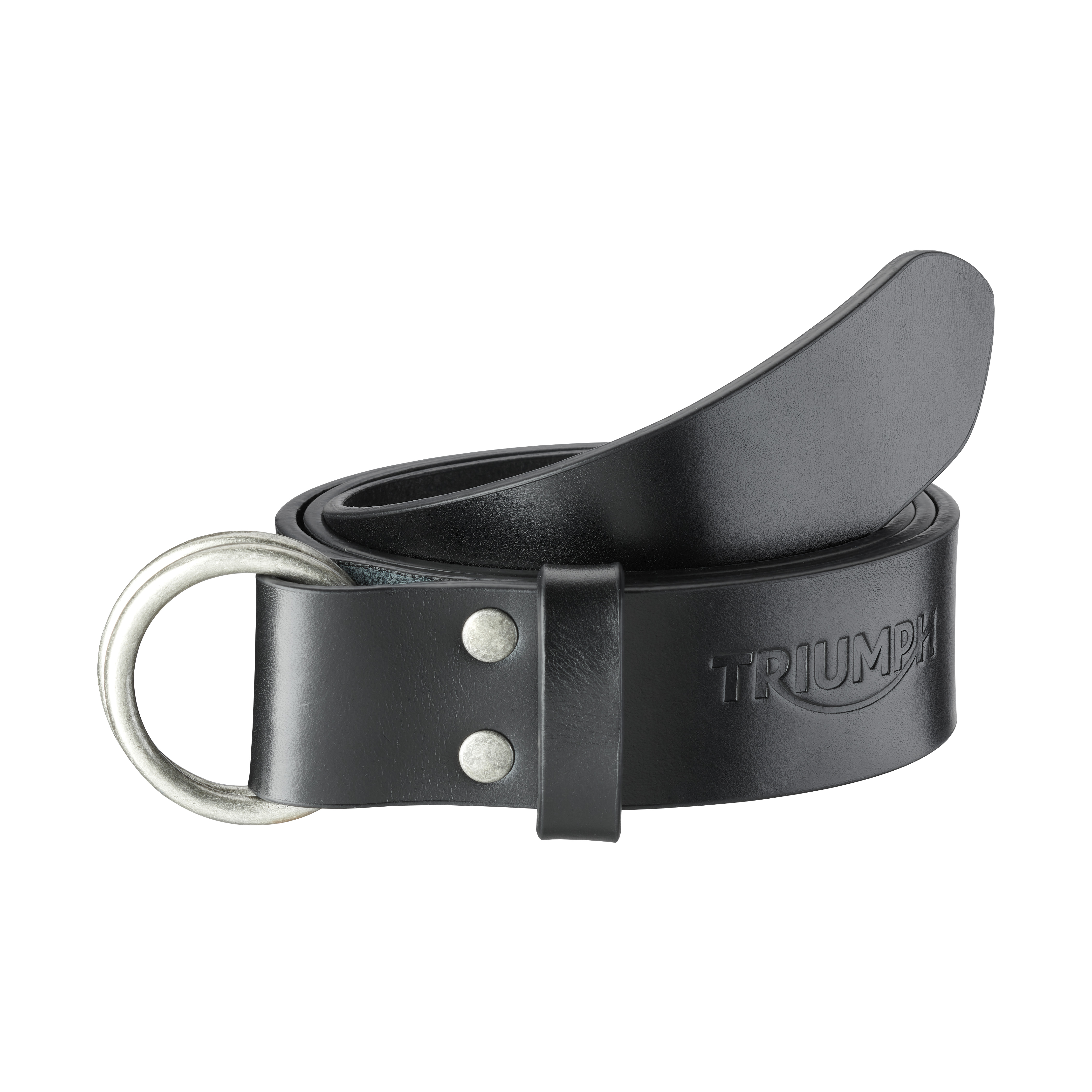 Men's Leather Buckle Belt in Black | Leather Accessories