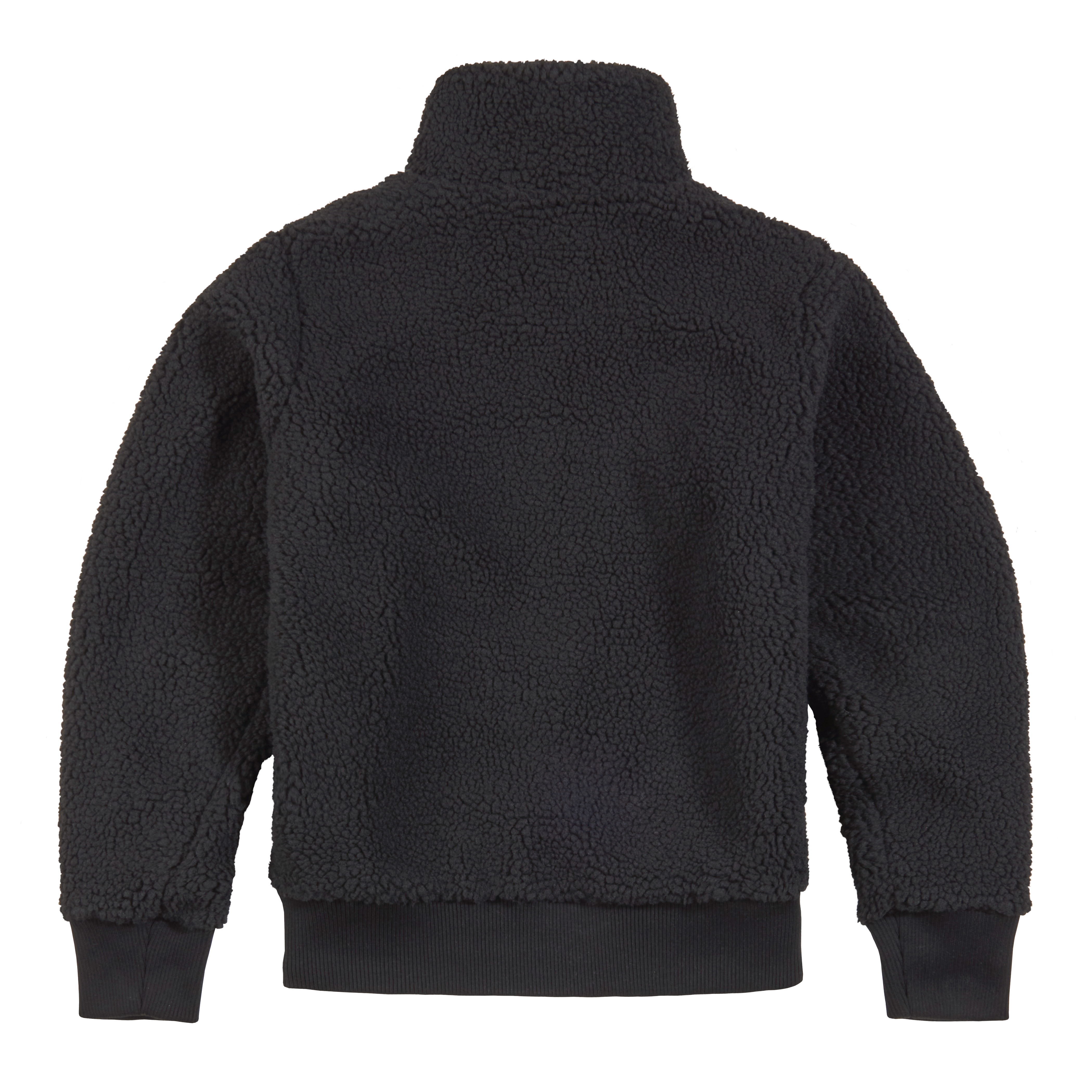 Roadhouse Quarter-Zip Fleece in Black | Triumph Heritage
