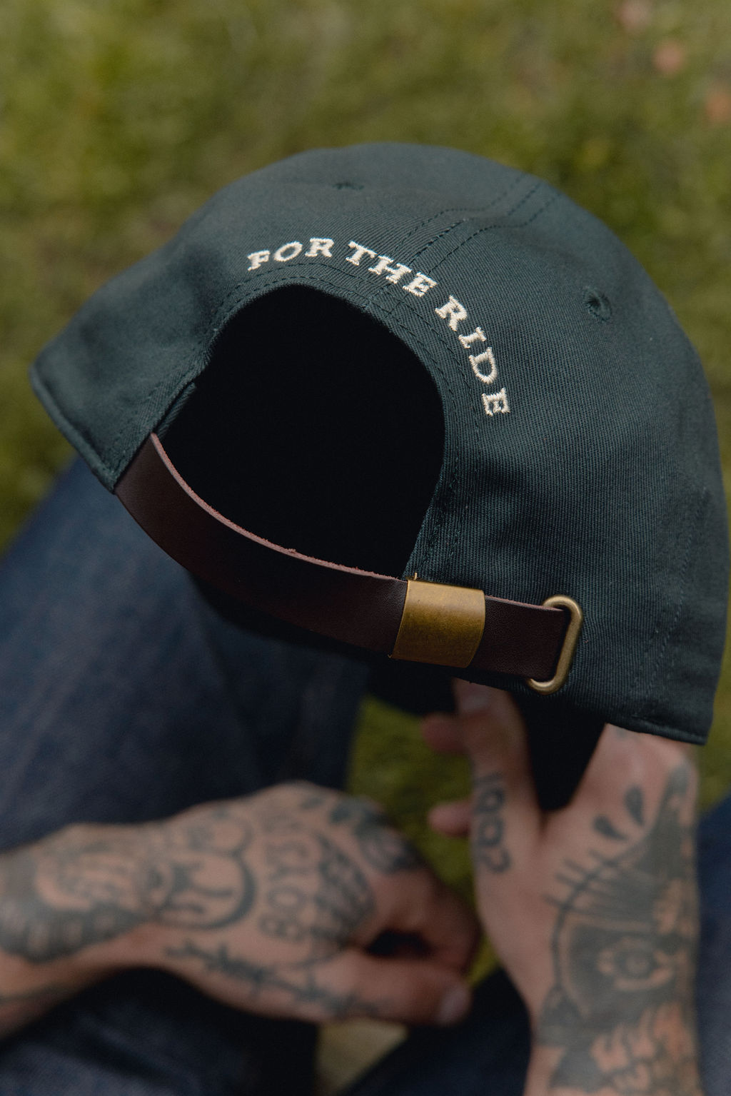 【新品】UNDECORATED cap Forecourt Cap Denim Cap in Teal | Triumph Heritage