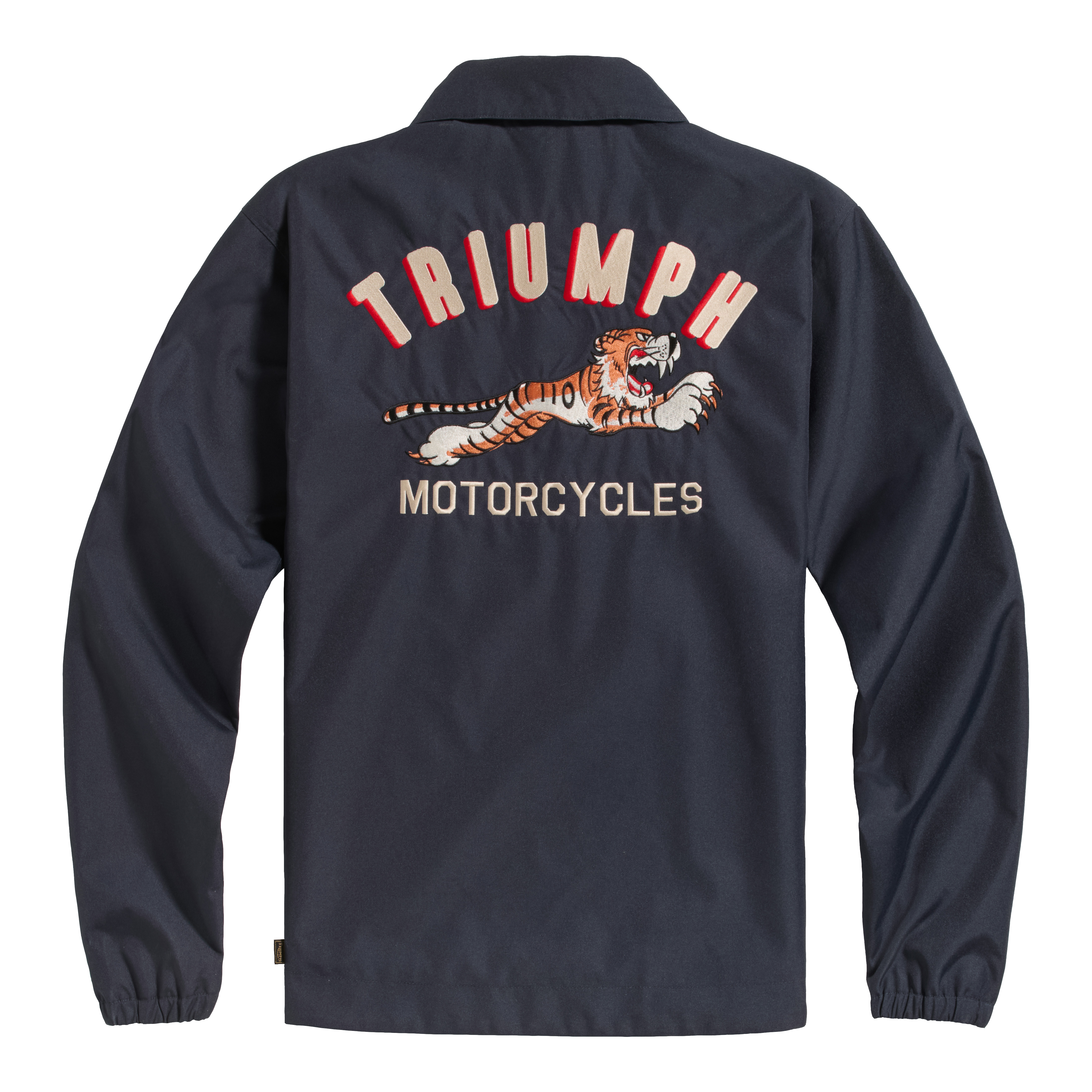 Team Coach Leaping Tiger Jacket in Indigo | Triumph Heritage