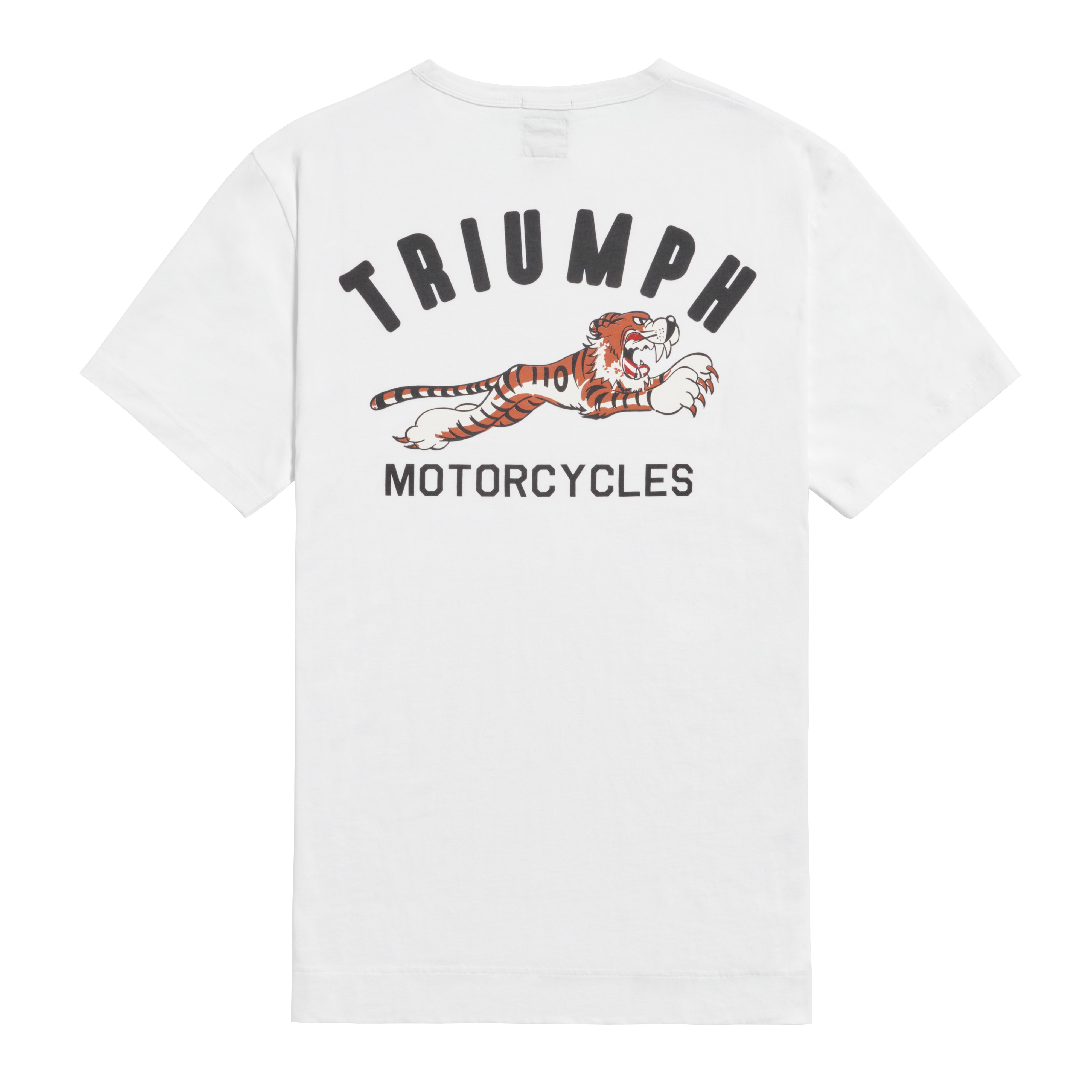 Super Sport Tiger T-shirt in White | Triumph Heritage