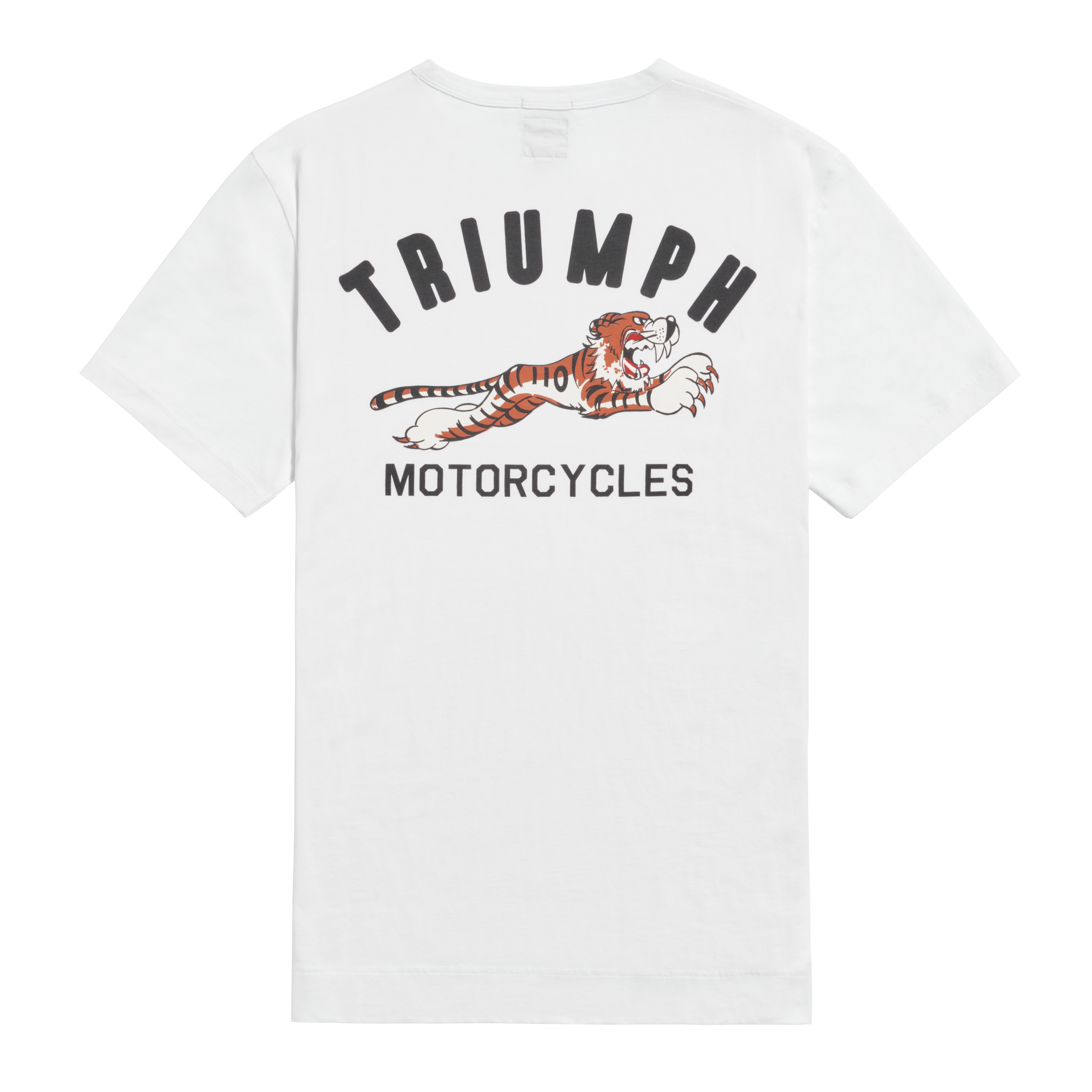 Super Sport Tiger T-shirt in White | Triumph Heritage