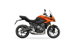 MY25 Tiger Sport 660 in Baja Orange and Phantom Black CGI