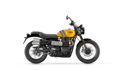 CGI of the Triumph Scrambler 900 in Cosmic Yellow