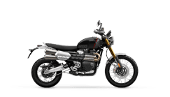 Triumph Scrambler 1200 XE in Phantom Black and Strom Grey RHS
