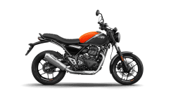 Triumph X Bajaj Speed T4 in Baja Orange RHS