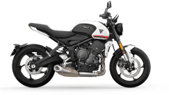 Triumph Trident CGI jobb oldal Crystal White színben