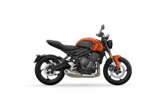 Triumph Trident  CGI Right Side in Crystal White