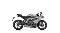 Triumph Daytona 660 Snowdonia White Right Hand Side Large