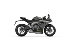Triumph 2024 Daytona 660 RHS Satin Granite and Satin Jet Black