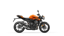 MY25 Street Triple 765 R in Matt baja orange colour CGI