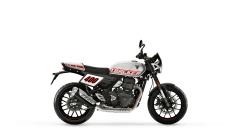 Triumph Tracker 400 in Aluminium silver right hand side